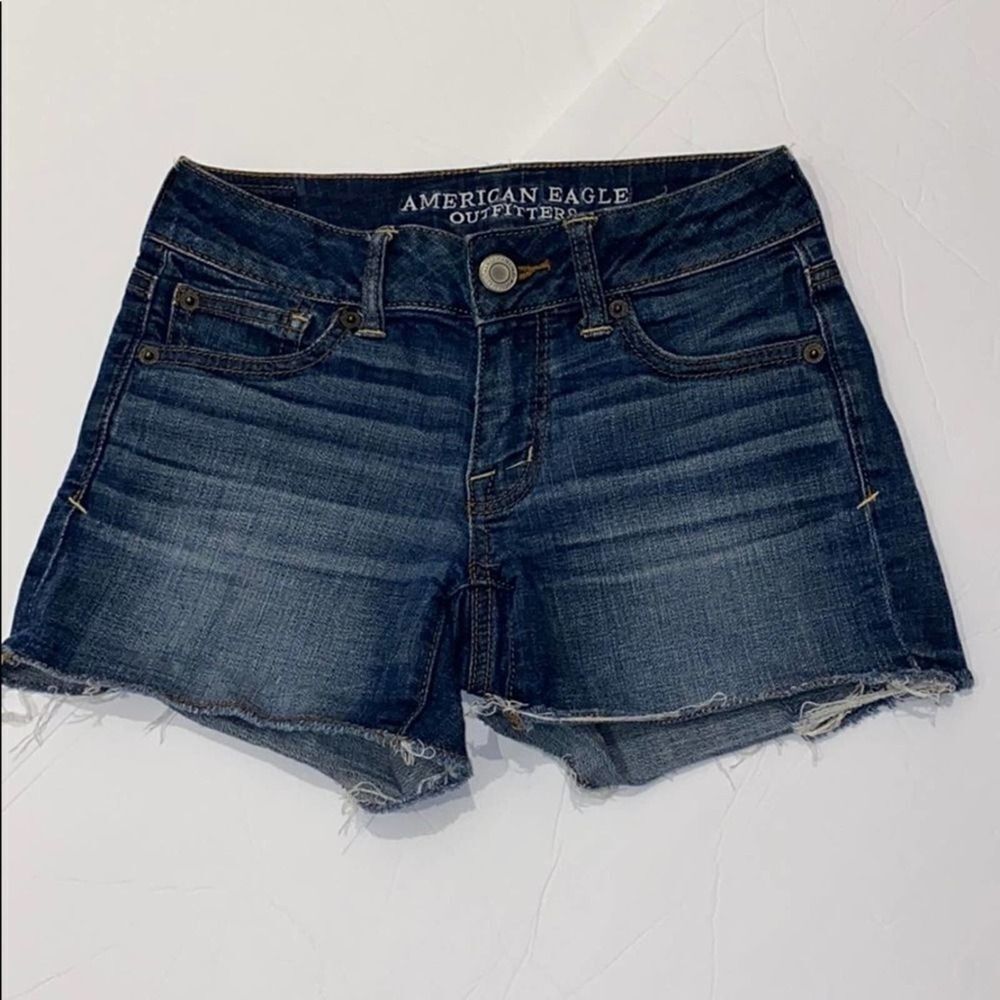 American Eagle Outfitters Denim Blue Jean Short 00